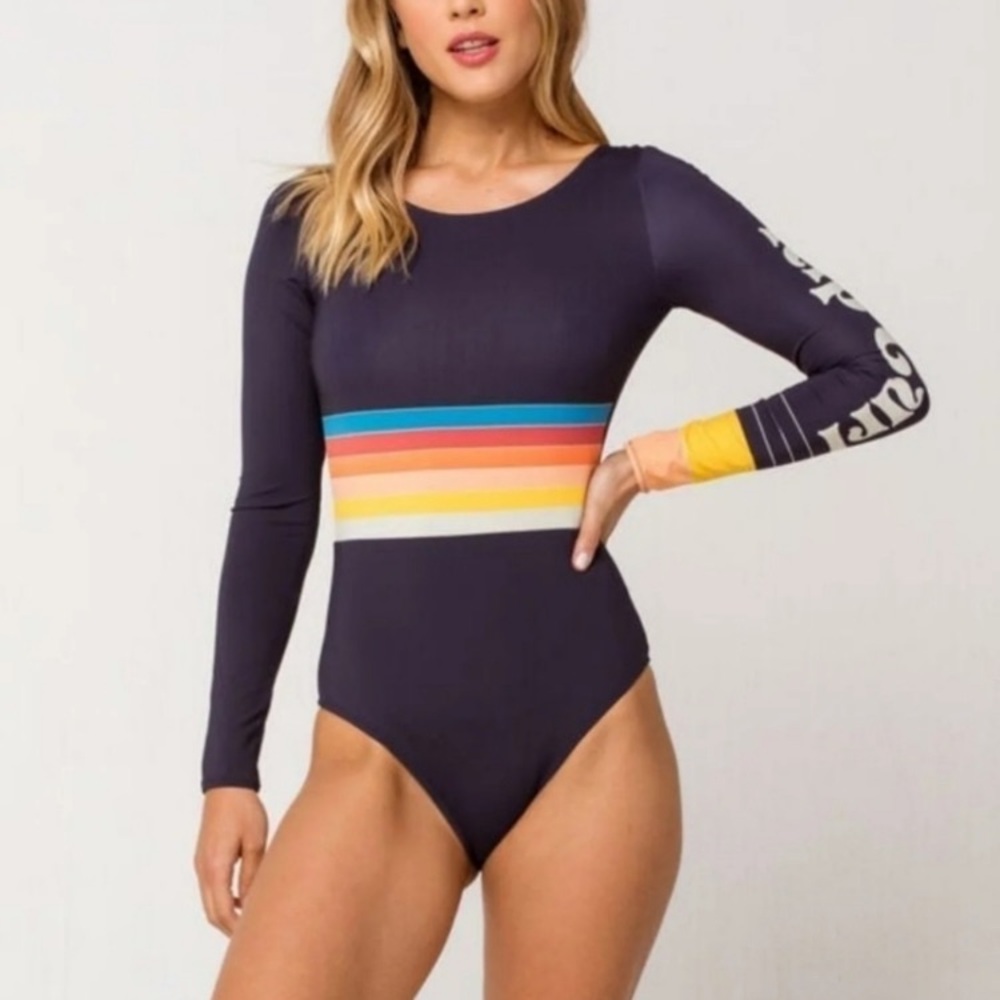 Rip curl retro surf suit uv swim one piece XL